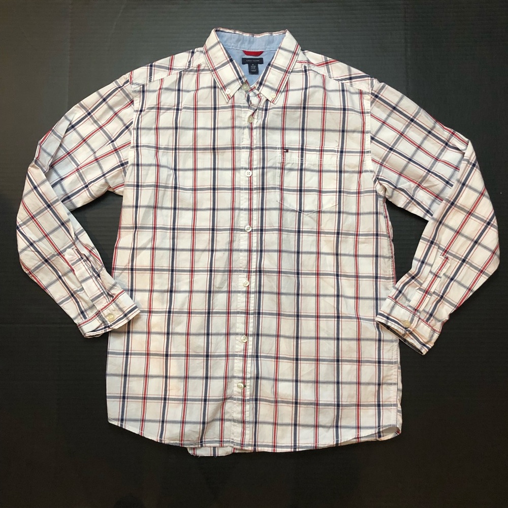 *SOLD* Tommy Hilfiger Boy’s Button Up Shirt - Picture 1 of 3